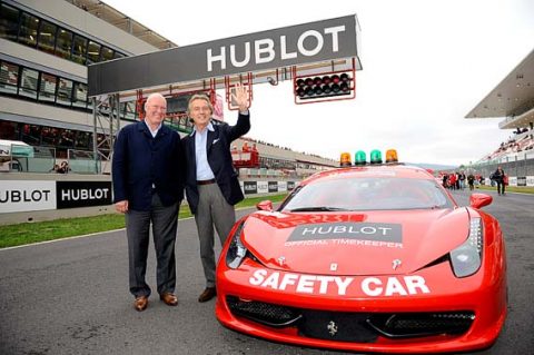Jean Claude Biver et Luca Cordero di Montezemolo Hublot et Ferrari©Hublot