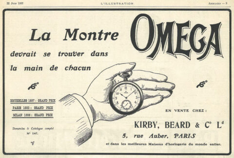 publicité Omega copyright Omega