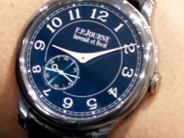 Montre chronomètre bleu francois paul journe