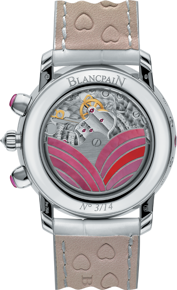 montre de luxe  Blancpain chrono flyback saint valentin ©Blancpain