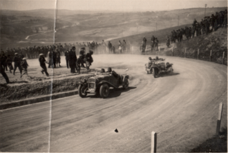 La course des mille miglia en 1932