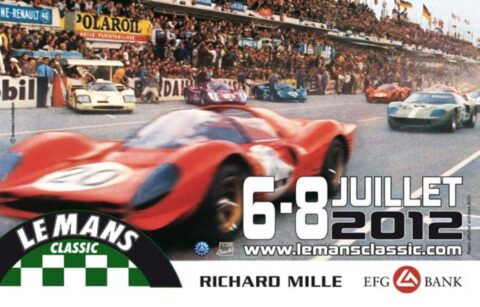 affiche le mans classic 2012