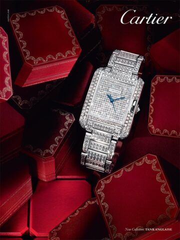 nouvelle montre Cartier Tank anglaise copyright Cartier