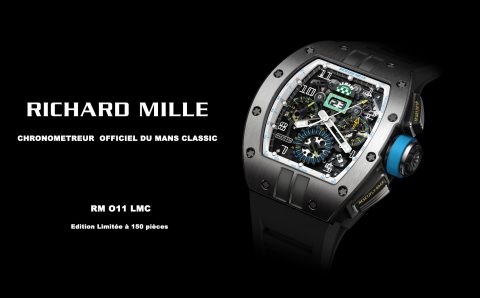 richard mille sponsor et chronométreur officiel de Le Mans Classic