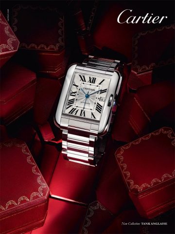 nouvelle montre Cartier Tank anglaise copyright Cartier