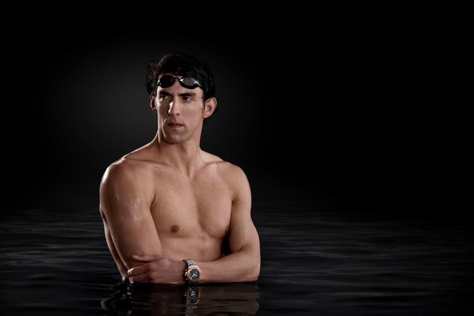 Michael Phelps, le plus grand nageur de tous les temps, le plus titré aux jeux olympiques, ambassadeur omega