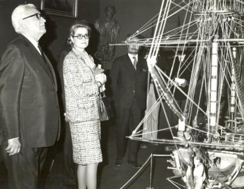 1972 grace kelly à la biennale des antiquaires © SNA