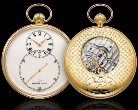 montre de poche émail ivoire jaquet droz