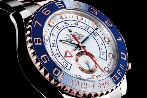 Rolex Yacht Master II or rose et acier