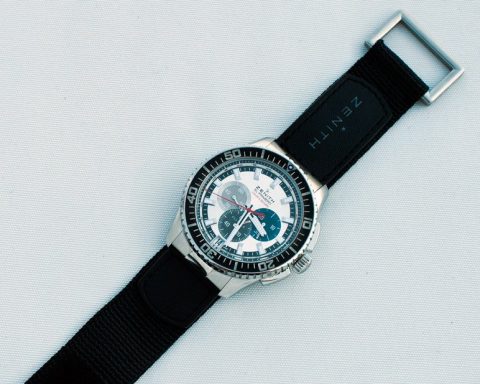 la fameuse montre zenith portée par Felix Baumgartner durant le Red Bull Stratos copyright Predrag Vuckovic