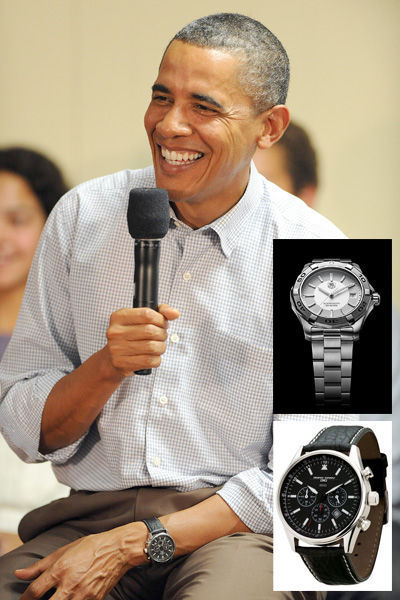 mitt-romney-barack-obama-montre obama crédits photo Reuters/DR