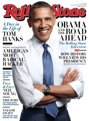 barack obama fait la couverture des magazines, toujours avec sa montre