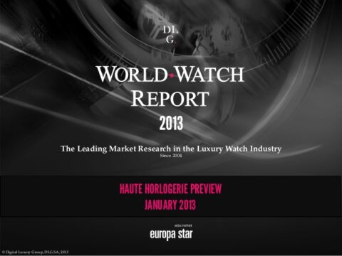 world watch report 2013 Vos montres préférées : ce que disent les chiffres du web