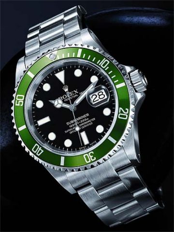 montre lunette verte submariner 16610 copyright rolex