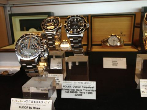 cresus au salon top marques 2013 montres de luxe d'occasion