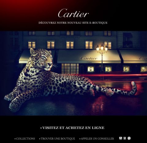 cartier présente son nouveau site commerce luxe digital