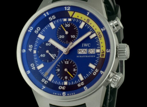 1-montre-iwc-cousteau-divers-chronographe-24986 montre de luxe d'occasion cresus