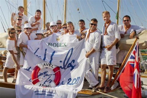 photo_équipage Avel vainqueur du trophée rolex 2012 photo rolex carlo borlenghi