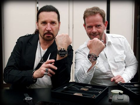Eric-Singer-and-Yvan-Arpa-at-BW-2013