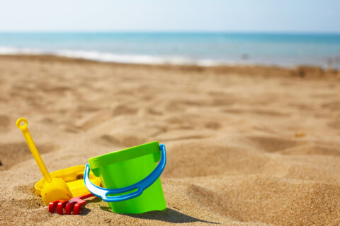 Children's beach toys vacances été