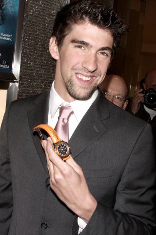 michael phelps omega ouverture boutique copyright omegaPNP/WENN.com