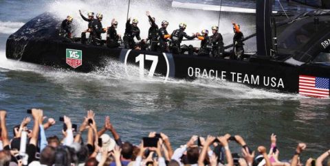 team oracle victoire coupe de l'america