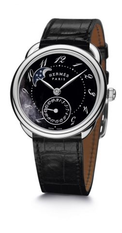 Hermes_Arceau_petite_lune_nacre_noire