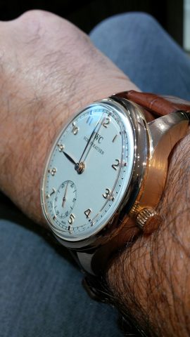 montre iwc portugaise répétition minute cresus occasion