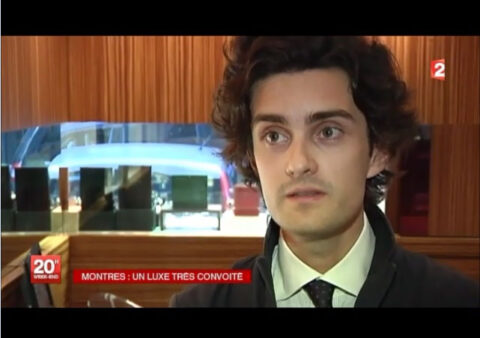 romain marsot expert horloger cresus marché des montres de luxe sur France 2