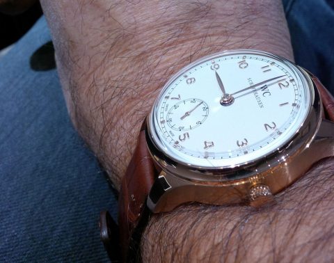 montre IWC portugaise répétition minute