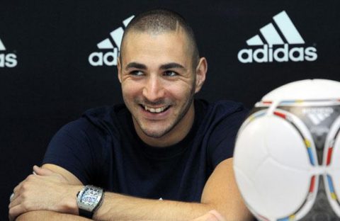 Karim-Benzema-richard-mille-horlogerie-luxe-paie copyright PIERRE VERDyAFP