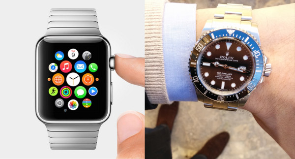 Apple Watch contre Rolex