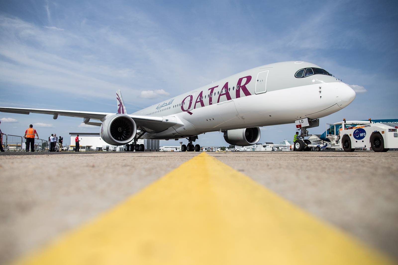 La compagnie Qatar Airways au Salon du Bourget 2015