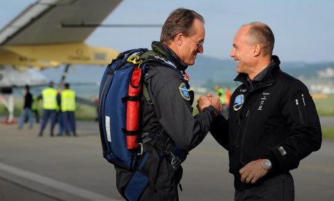 Pilotes solar impulse-omega watches
