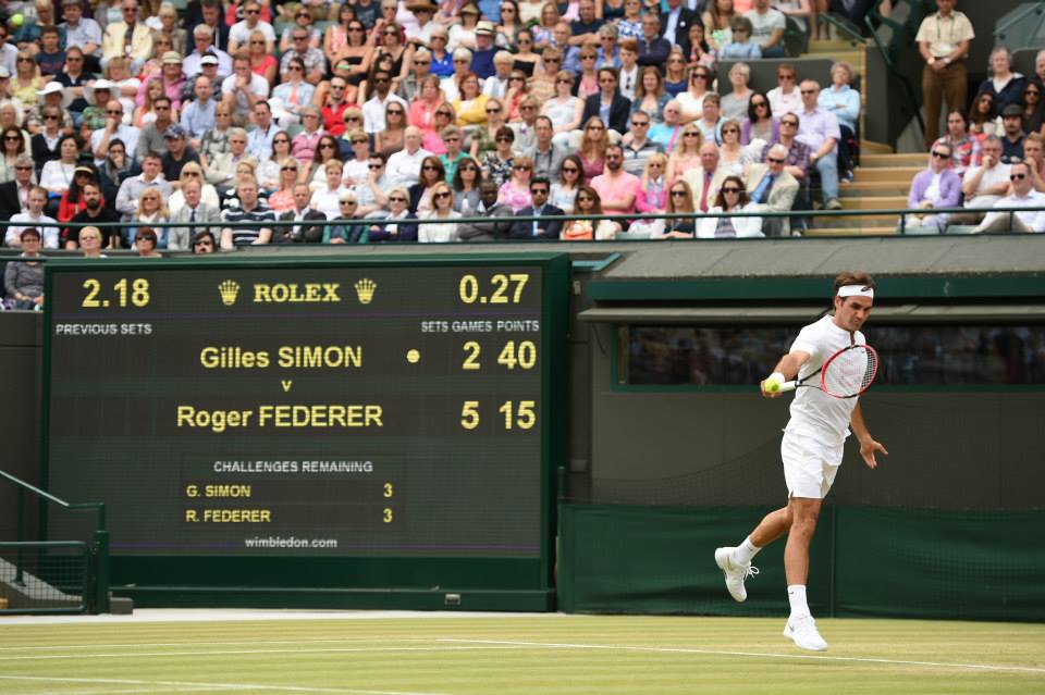 Wimbledon Rolex Federer