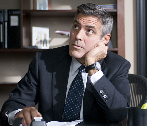 george clooney style au bureau