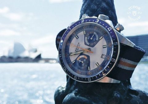 Tudor heritage chronograph blue-tudor