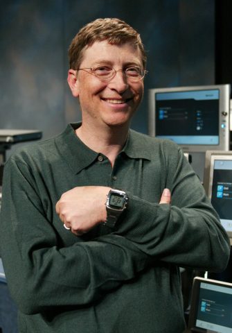 Bill gates- montre fossil-copyright Jeff Christensen