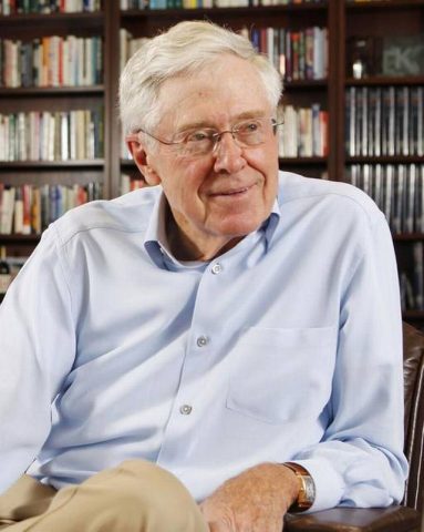 Charles koch montre Patek Philippe rectangular