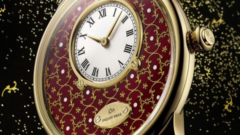 Jacquet Droz petite heure minute paillonnée-Jacquet Droz