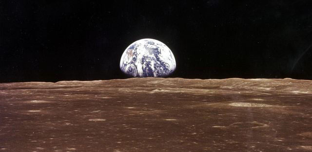 La Terre vue de la Lune-copyright AFP