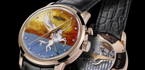 Vulcain 50S president's enamel pegasus only watch