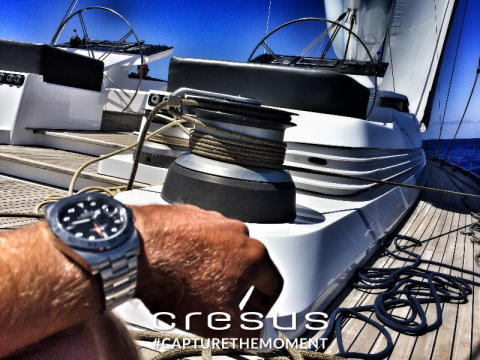 montre luxe sur yacht jeu concours cresus